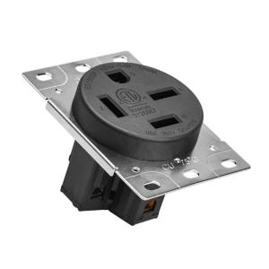 Chịu lực cao ed1560df 60amp công nghiệp Ổ cắm điện NEMA 15-60r receptacle với chống ăn mòn 4 lỗ ổ cắm đầu