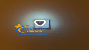 Đèn Ngủ cảm ứng tự động Hình Trái Tim siêu dễ thương và đáng yêu