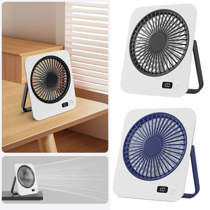 Small Computer Fan With Stand TI9P Mini Desktop Fan USB Folding Standing Fan Cooling USB Powered ...