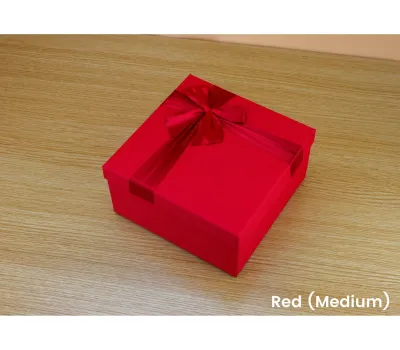 Premium Gift Box with Ribbon Organizing Boxes Cases Square Rectangle Birthday Present Box Storage Box Kotak Hadiah 礼物盒