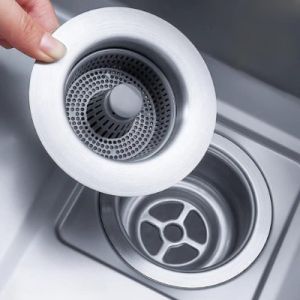 Bộ Lọc Rác Bồn Rửa BátNút Chặn Thoát NướcKhay Giỏ Lọc 3 In 1 Ngăn Mùi Hôi Thức Ăn Thừa Bồn Rửa Nhà BếpGiỏ Lọc Rác