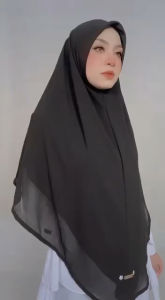 Tudung Bawal Taya beads Hitam/Black Faezah Elai Bidang 60