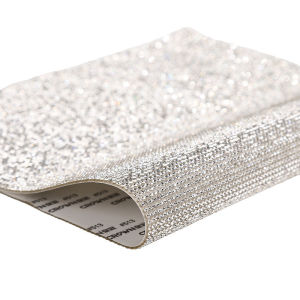 12x20cm Self Adhesive Rhinestone Sticker Tape DIY Decoration Diamond Sticker for Arts Crafts DIY Car Phone Clothes Decoration