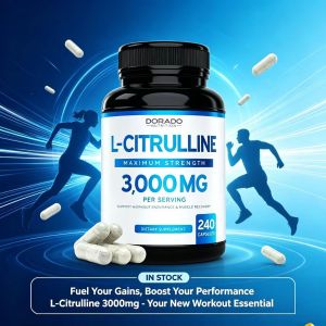 Dorado Nutrition L-Citrulline 3000mg | Workout Endurance & Recovery Support 240 Capsules