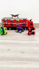 Kids 4 Wheel Drive Inertial Toy Car – Plastic Stunt Off Road Vehicle