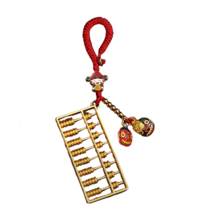 Miniature Abacus Keychain Pendant Charm Convenient for Adding A Touch Of Eleganr and Fortunes To Daily Life Ornament