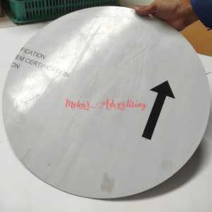 ACP BULAT DIAMETER 50CM WARNA PUTIH | ACP COSTUM UKURAN