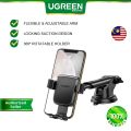UGREEN Dashboard Windscreen Phone Holder Car Powerful Suction Cup Adjustable Phone Mount Waterfall Shaped Mobile Mount Compatible with iPhone 16 15 Pro Max Galaxy S25 S24 Ultra Huawei OnePlus 9 Google Pixel Xiaomi Car Holder Stable Phone Stand Car Stand. 