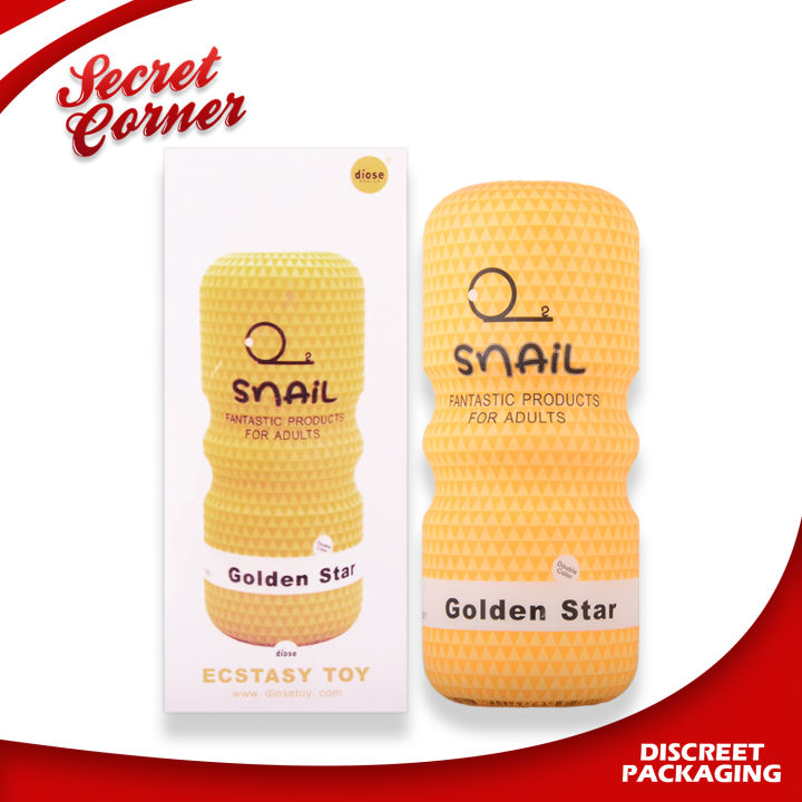 Secret Corner Japan Snail Golden Star Mouth Masturbator Sex Toy - Yellow  Local Supplier Warranty Masturbator Safe Transaction Adult Toy - Lazada