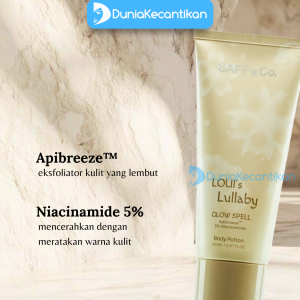 SAFF & Co. Body Potion Heavenly Series Body Lotion Brightening Exfoliate Skin Barrier Mantain