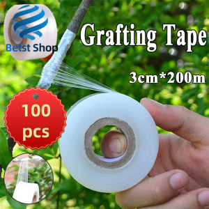100pcs 3cm 5cm*200m Grafting Tape Stretchable Grafting Film Plants Repair Tapes For Floral Fruit Tree Garden Tape Poly Budding Tape