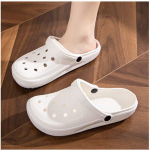 (Coros Shoes) Spring/Summer Mens Breathable Hole Shoes Leisure Large Size Baotou Slippers Sandals Trendy Cross border Special Supply