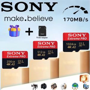 Original SONY 1TB Memory Card 128GB High Speed Micro TF SD Card 2TB 512GB 256GB SD Card V30 U3 TF for Tablet Ssd Switch PC