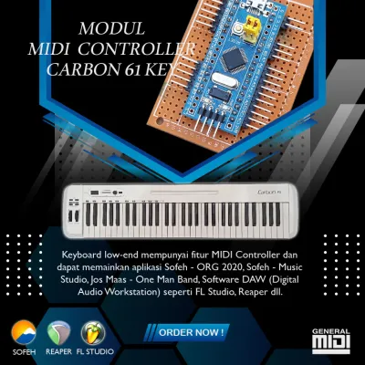 Modul MIDI Controller Samson Carbon 61 Key