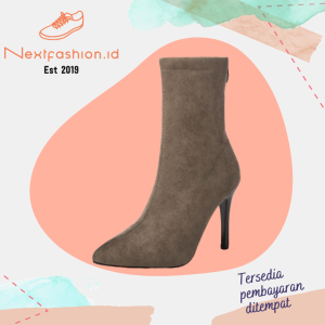 Sepatu Boots Wanita warna Hitam / Coklat 231 Nextfashion