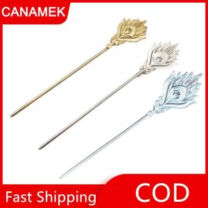【CANAMEK】 10 Miếng Hợp Kim Phoenix Lông Hàn 163x3.3Mm Sắt Tóc Stick DIY Trang Sức Phụ Kiện