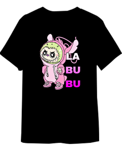 Vando Baju Kaos Pria The Labubu Monsters Distro Cotton Combed 30s Kekinian