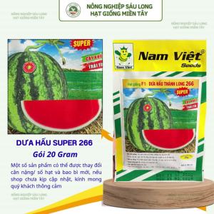 Hạt Giống Dưa Hấu F1 Thành Long 266 Super Trái To – 20g – Nam Việt Seeds