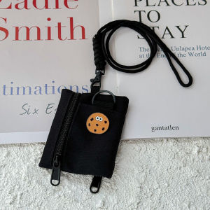 Ví đựng tiền xu đa năng mini túi bọc chìa khóa đa Ví đựng xu kéo khóa phong cách Đồ đôi thể thao ngoài trời kiểu treo cổ