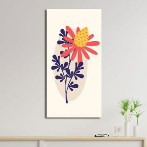 HIASAN DINDING ( 15X30 CM ) DAUN BUNGA FLORAL WALLDECOR ISLAMI DEKORASI RUMAH WALL DECOR PAJANGAN