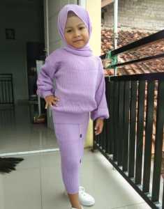 SETELAN RAJUT ANAK / Setelan Anak 4-7 Tahun / Oneset Rajut Anak / Setelan Anak Cewe kekinian - Rajut Tebal Premium - LD +74cm, PJ Baju +53cm, PJ Rok +43cm