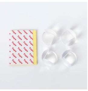 4pcs Safety Soft Transparent PVC Protector Table Corner Furniture Protection Cover Children Anticollision Edge Corner Guard