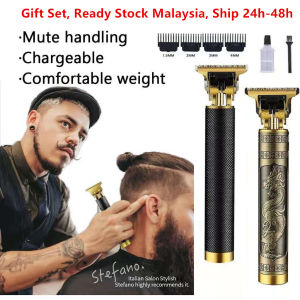 Professional Electric Washable Hair Clipper Cutter Rechargeable Hair Trimer Beard Shaver Razor Cordless Adjustable Clipper Support with 4 Size Limit Comb for Barber