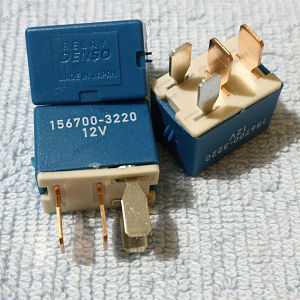 Relay Denso Biru 12v kaki 4 Universal Mobil Motor