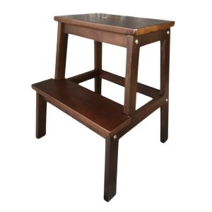 2 Step Stepladder Stool Ladder Heavy Duty Stool Solid Wood Step Stool Foot Stool Bench Stool Staircase Step Wood Small Stool 楼梯家用 楼梯椅子 小凳子 Tangga Kecil Dapur Tangga Rumah 2 Tingkat Wood Stool Chair 小楼梯 stair & step chair 梯子家用