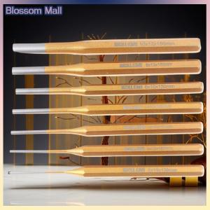[Blossom] 2-10mm Brass Punch Roll Pin Punch Tool Remover 150mm For Heavy Duty Chisel Cone Punch For Machinery Hand Tools