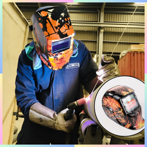 FAST DELIVERY TaffGUARD Helm Las Otomatis Auto Darkening Welding Helmet Safety Full Face