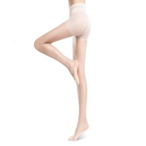 ถุงน่องต้นขาสูงรัดรูปถุงน่องเอวสูงเครื่องแต่งกายคอสเพลย์ฮาโลวีนถุงน่องไหมกระชับด้านบนควบคุม