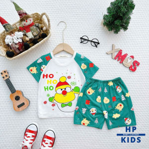 KIM066 Bộ ngắn tay Noel (10-26kg) Minky Mom in hình cute vải thun lạnh mềm mịn cho bé
