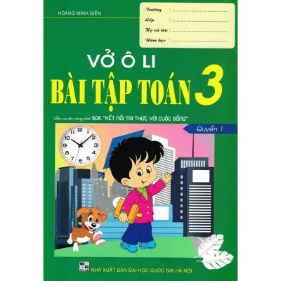 Vở ô li bài tập toán 3/1 kết nối