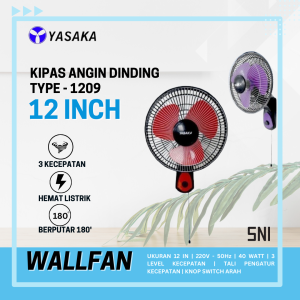 Wall Fan Kipas Dinding 12 inci Yasaka Type-1209