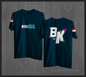 KAOS BK BOSS KECIL COTTON COMBED 24S (LEBIH TEBAL) ADEM NYAMAN DI PAKAI DAYA SERAP KERINGAT TINGGI