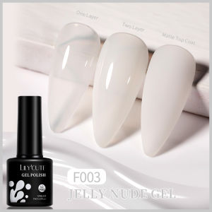 7ml Jelly Gel Polish Semi-transparent Nude Pink Color Gel Polish French Gel Nail Varnishes Soak Off UV LED Gel Nail Art Manicure