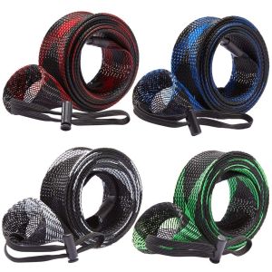 MQU19 Sock Pole Practical Rod Pole Cover Fishing Braided Mesh Fishing Tools Fishing Pole Glove Rod Sleeve Fishing Rod Protector Fishing Rod Cover