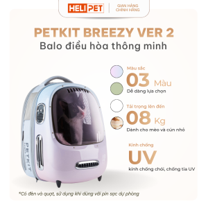 Balo Cho Chó Mèo Balo Phi Hành Gia Petkit Breezy 2025- HeLiPet