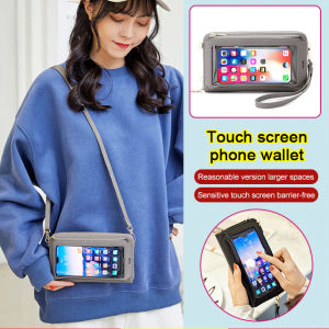 guibai Womens Touch Screen Crossbody Bag with Keyring