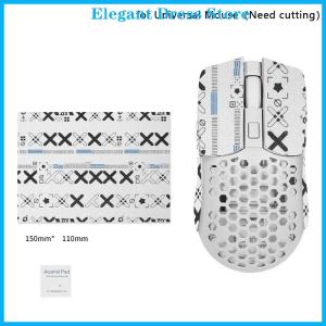 [K&P Elegant]👗👗 15x11cm DIY Anti-Slip Wireless Gaming Universal Style Mouse Sticker Sweat-Proof Mouse Grip Tape Wear-Resistant PC Desktop Laptop