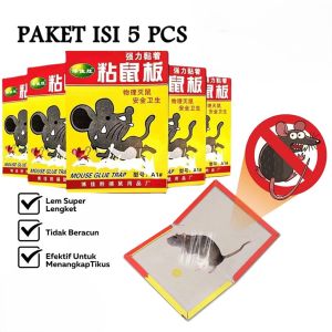 [ISI 5 PCS] Lem Perangkap Tikus Papan 20x30cm Lem Jebakan Tikus Serangga Kecoa Mouse Trap Board