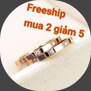 Nhẫn đôi titan sale giá 1 chiếc Nc189 nhẫn cặp titan không đen rỉ bền màu NC189