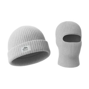 VIVIDI 2 in 1 Winter Balaclava Hat Windproof Warm Knitted Ski Fashion Coldproof Full Face Beanie Cap for Men Women