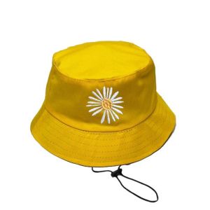 Topi anak bordir bunga daisy Ada Talinya Topi bucket anak LUCU topi anak pake bunga