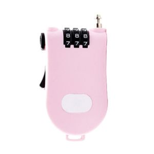 PETIYOUZA ล็อคความปลอดภัย ยืดหดได้ สายล็อค กุญแจสำหรับเดินทาง รหัสผ่าน3หลัก สายล็อคกระเป๋าเดินทางขนาดเล็ก ชุดล็อคจักรยาน