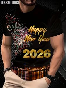 [Local Stock] HBESTY  Summer Christmas T-Shirts Funny Santa Claus Fashion Tops Tee Mens Shirts Summer Holiday Boys Casual Streetwear Clothing