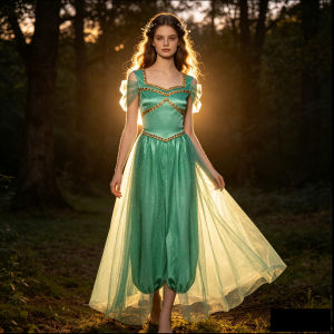 Womens Adult Arabic Arabian Princess Jasmine Cosplay Costume Sequin Trim Pumpkin Pants Belly Carnival Overlay Romper Jumpsuit2026