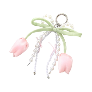 Premium Flower Inspired Mobile Lanyard Beaded Neck Strap For Phone Case Protections And Style Enhancement