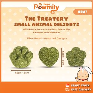 The Treatery Small Animal Delights – 100% Natural Treats for Rabbits Guinea Pigs Hamsters and Chinchillas